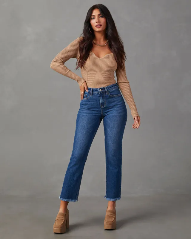 Raley High Rise Straight Leg Jeans sold by Vici