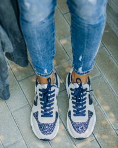Autumn Glitter Running Sole Sneaker - FINAL SALE sold by Vici