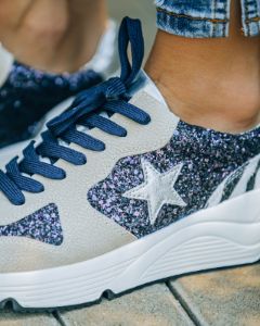 Autumn Glitter Running Sole Sneaker - FINAL SALE sold by Vici