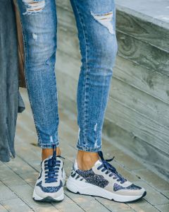 Autumn Glitter Running Sole Sneaker - FINAL SALE sold by Vici