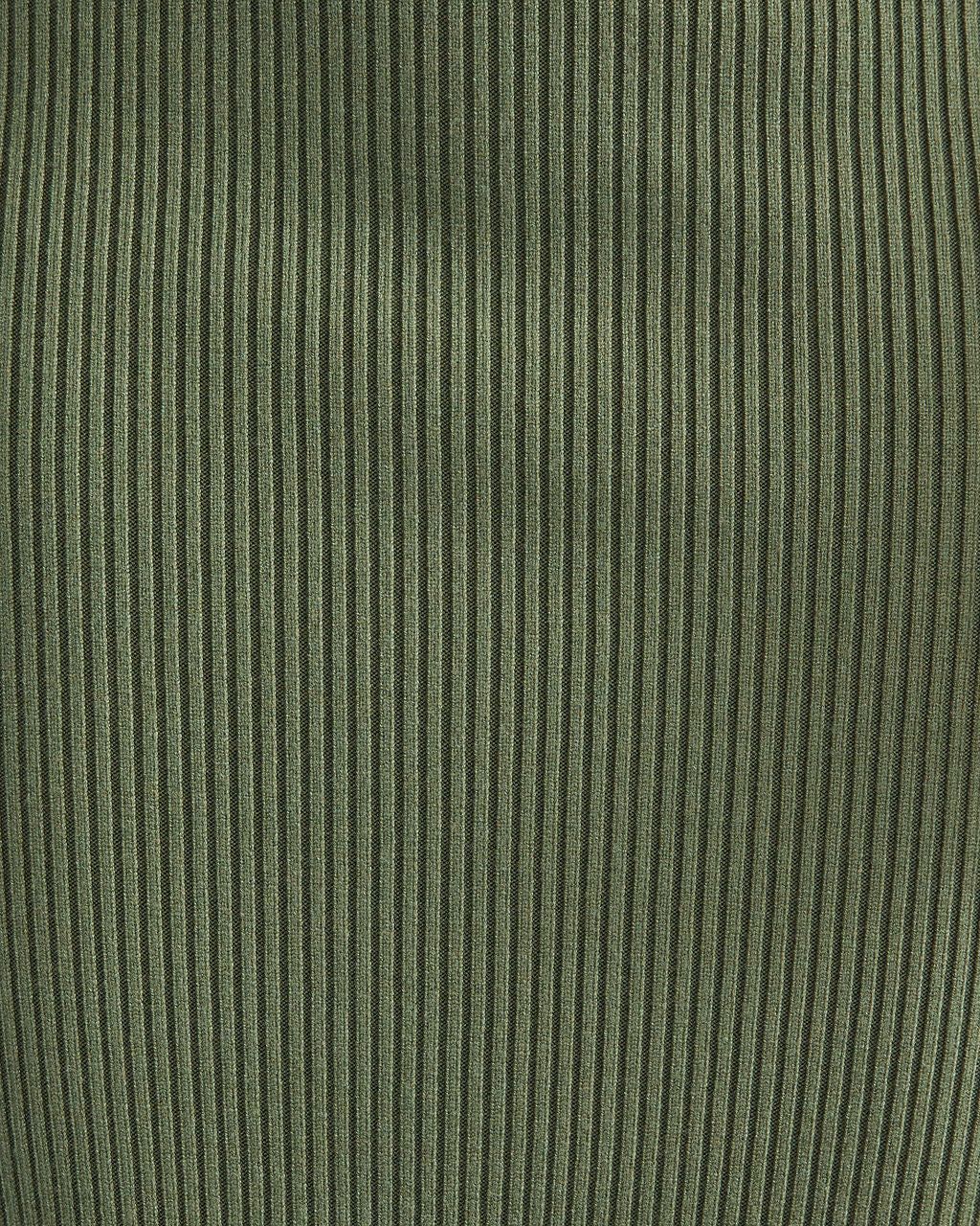 Showcase Strapless Knit Midi Dress - Olive sold by Vici product image thumbnail 5