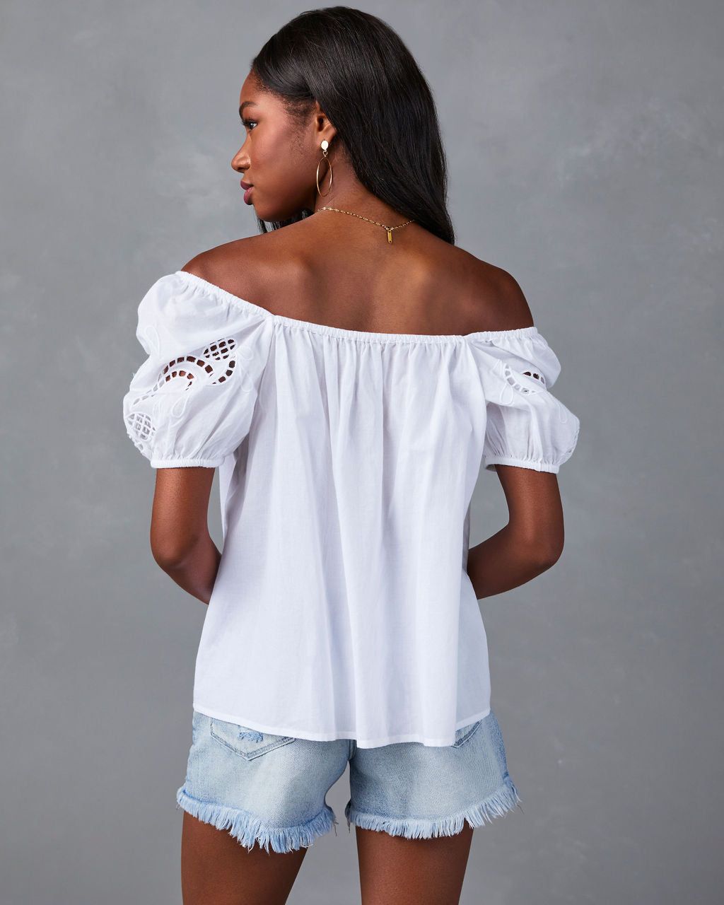 Start A Romance Eyelet Tassel Top sold by Vici product image thumbnail 2