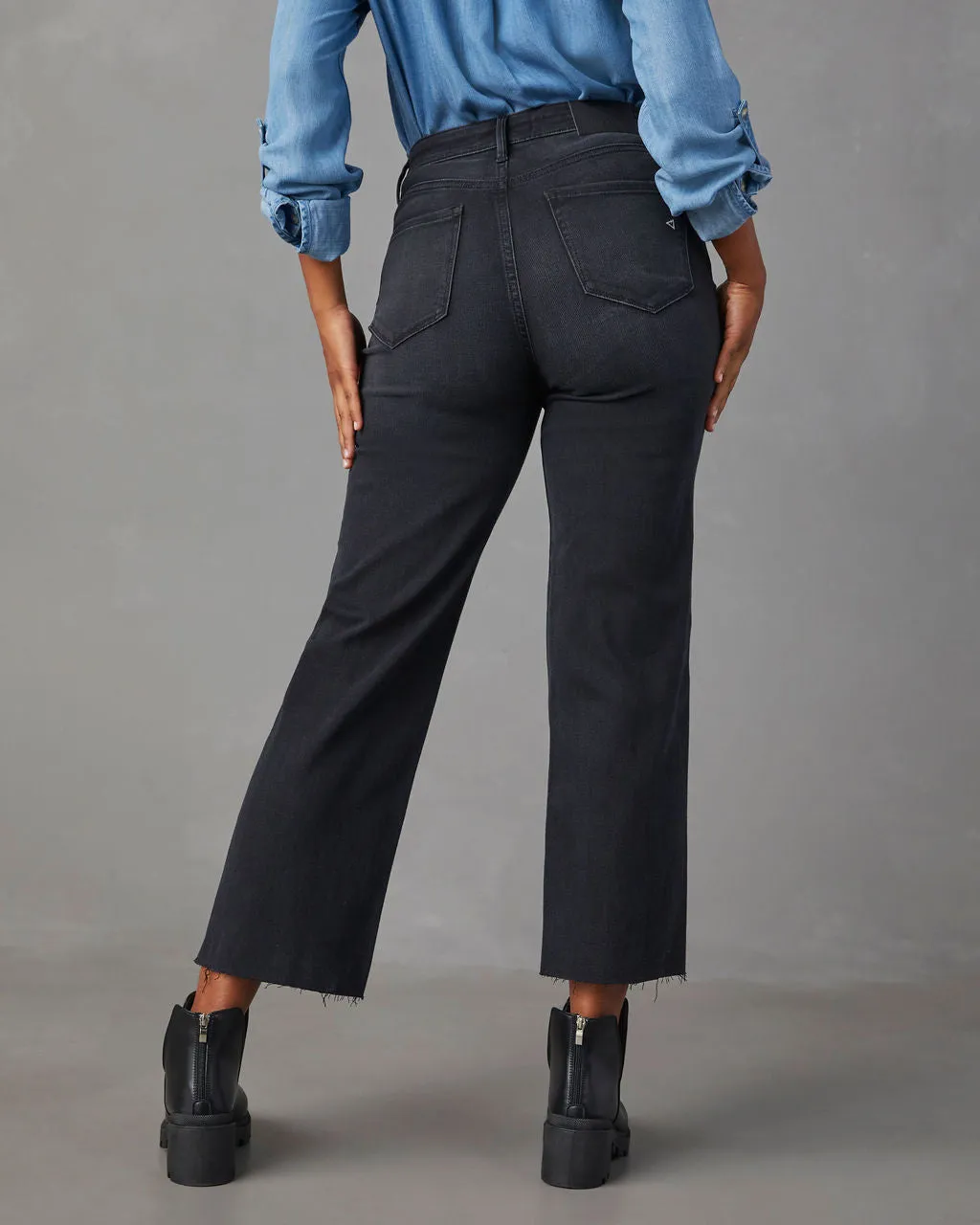 Venti High Rise Straight Leg Crop Denim sold by Vici product image thumbnail 2