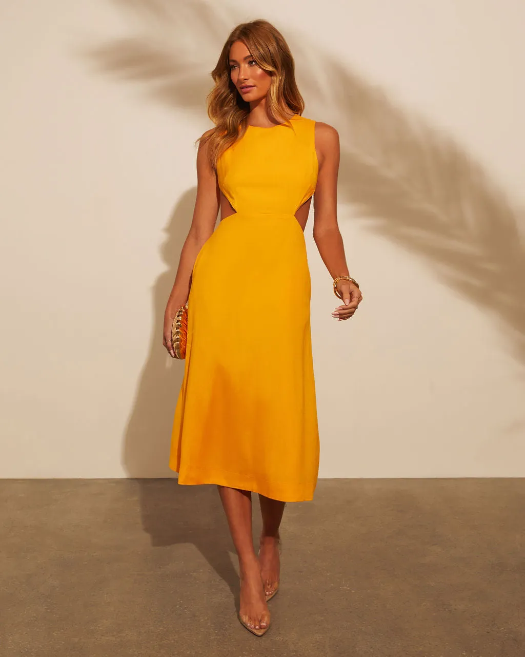 Karma Cutout Sleeveless Midi Dress sold by Vici product image thumbnail 5
