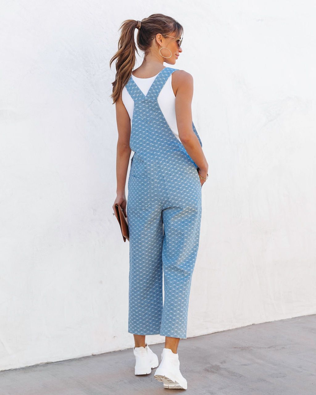 Billion Hearts Denim Jumpsuit - FINAL SALE sold by Vici product image thumbnail 4