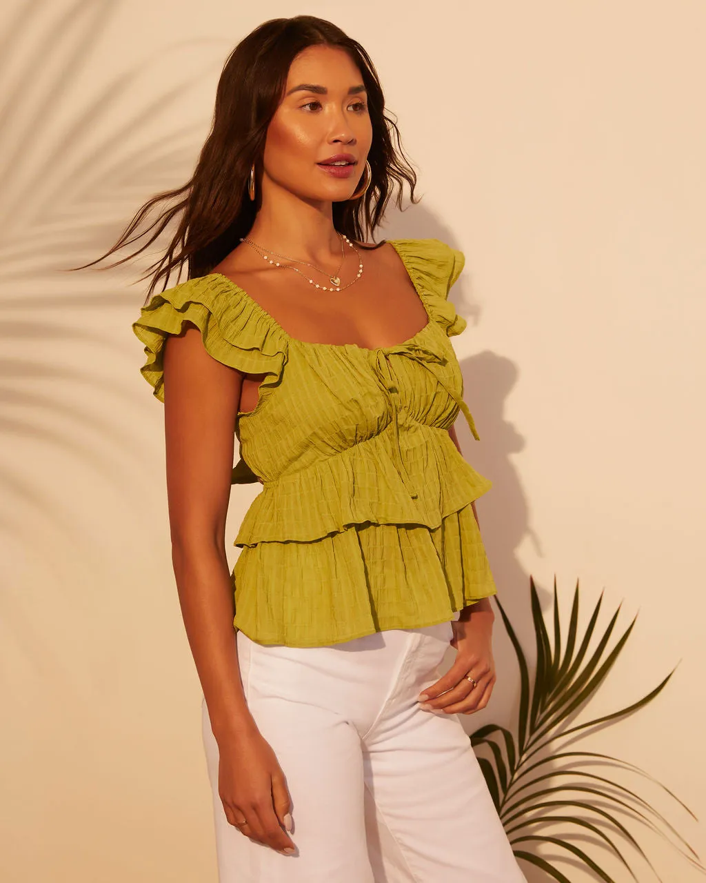 Marlowe Short Sleeve Sweetheart Top sold by Vici product image thumbnail 5