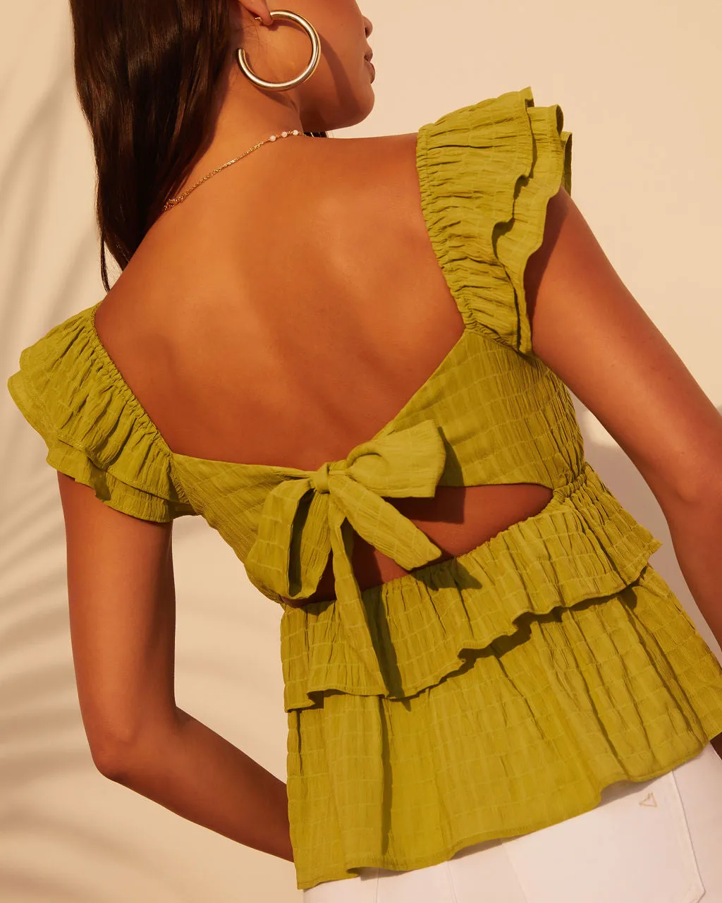 Marlowe Short Sleeve Sweetheart Top sold by Vici product image thumbnail 4