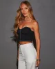 Tasmyn Strapless Zip Front Corset Top sold by Vici