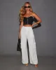 Tasmyn Strapless Zip Front Corset Top sold by Vici