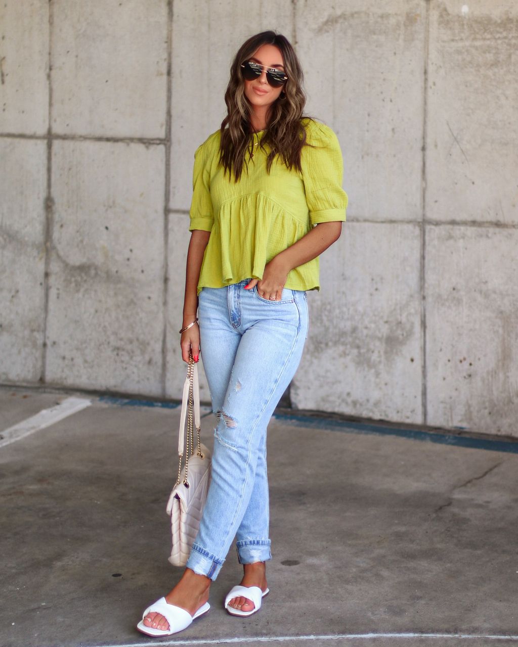 Finnegan Cotton Babydoll Top sold by Vici product image thumbnail 3