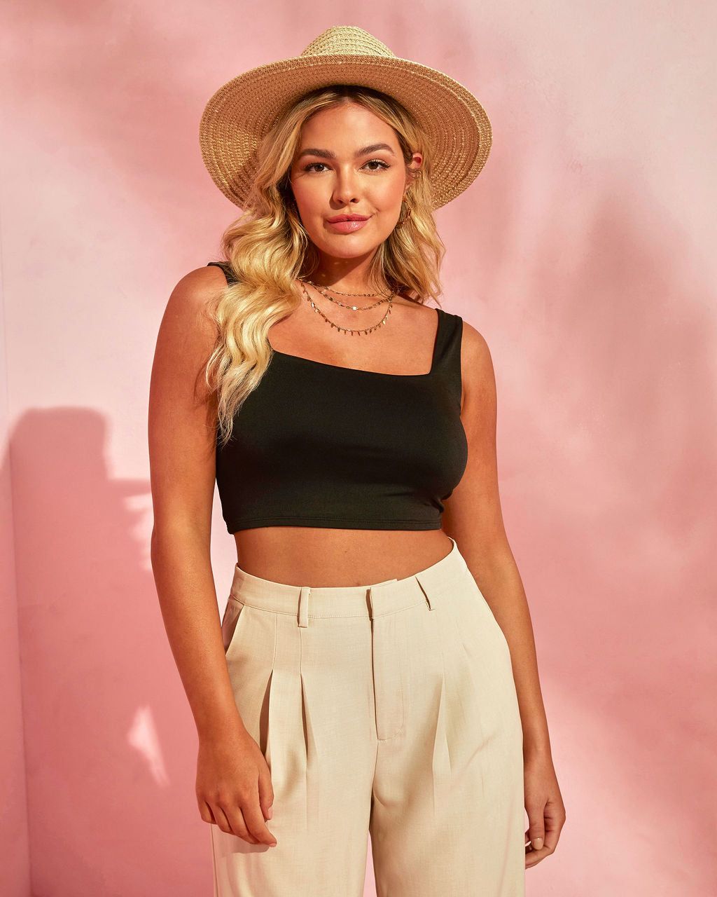 Bare Necessities Crop Tank - Black - SALE sold by Vici
