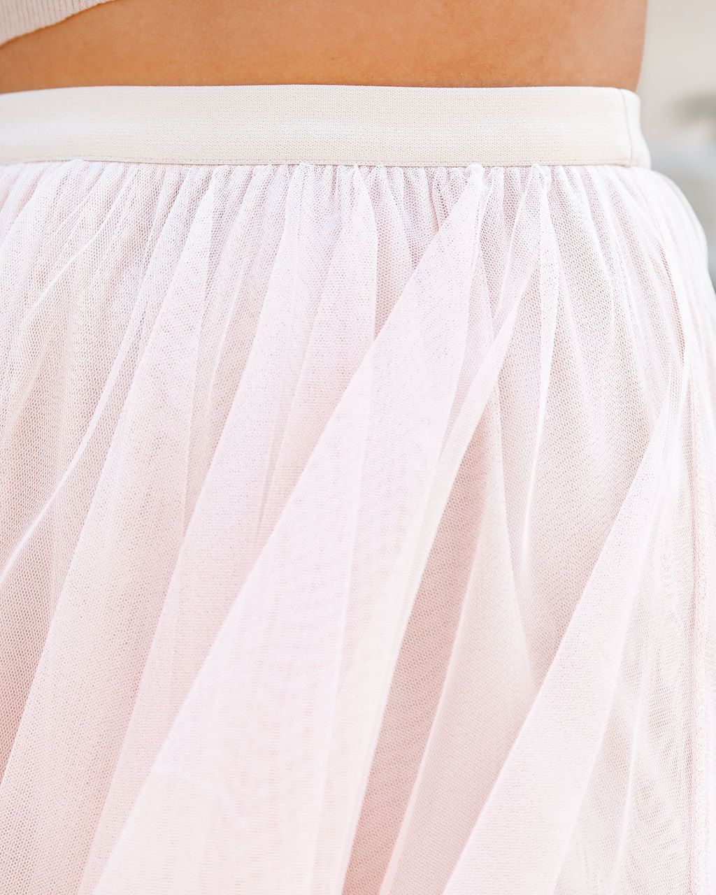 Save The Last Dance Tiered Tulle Midi Skirt sold by Vici product image thumbnail 4