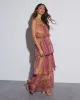 Phoebe Tiered Chiffon Maxi Dress sold by Vici