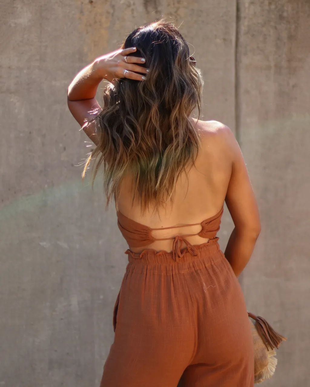 Blaise Sleeveless Halter Top sold by Vici product image thumbnail 3