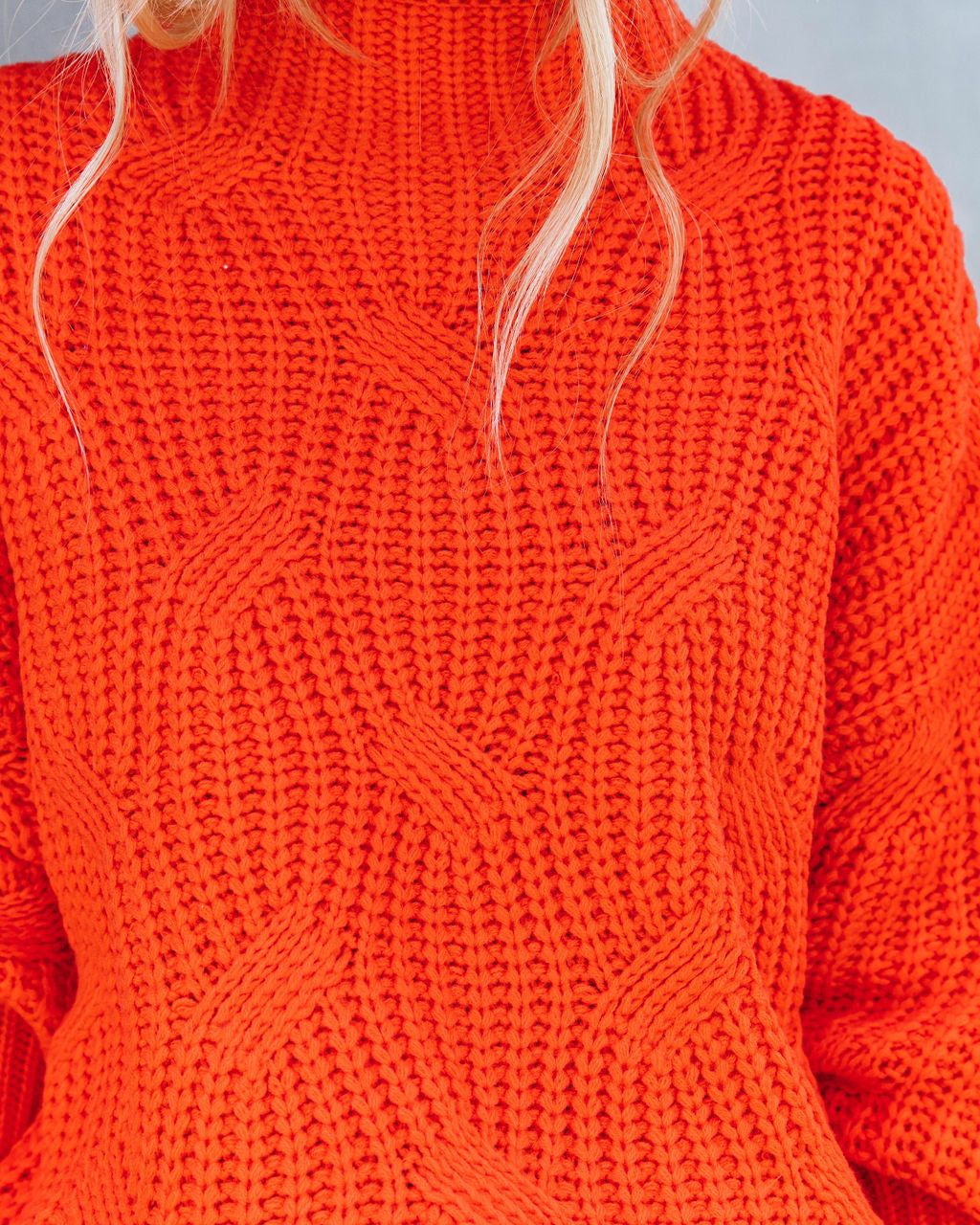 Windy City Knit Sweater - Orange sold by Vici product image thumbnail 4