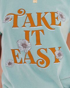 Floral Take It Easy Cotton Tee - FINAL SALE sold by Vici