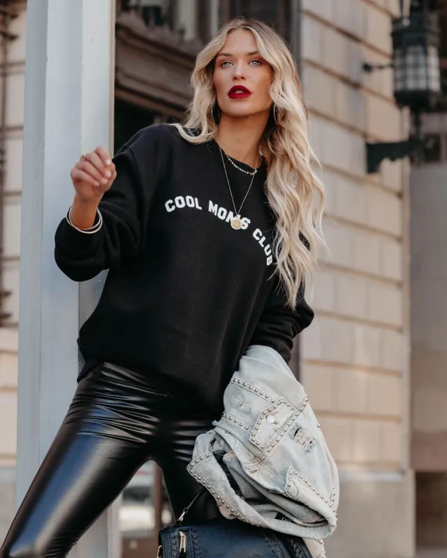 Cool Moms Club Cotton Blend Sweatshirt - FINAL SALE sold by Vici