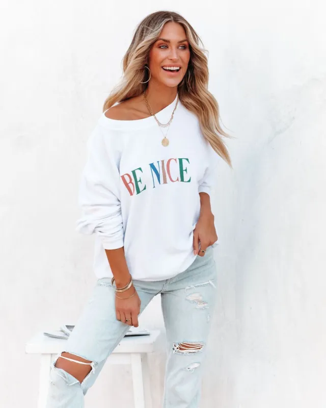 Be Nice Cotton Corded Pullover - FINAL SALE made by Vici