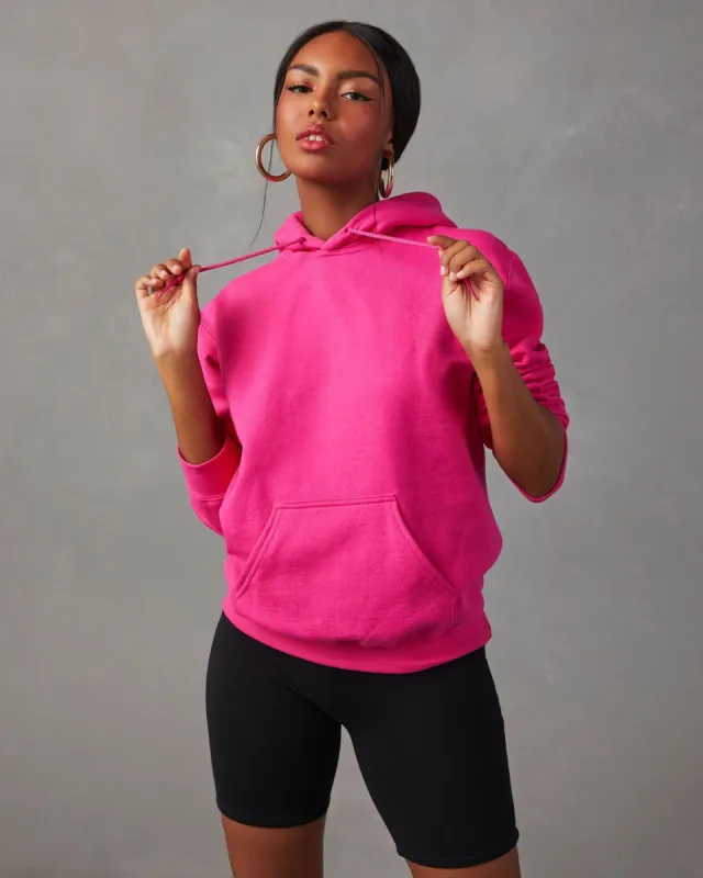 Do What Makes You Happy Graphic Hoodie - Hot Pink - SALE sold by Vici
