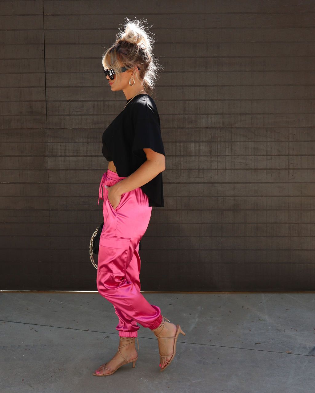 Jackson Cotton Tee - Black - FINAL SALE sold by Vici product image thumbnail 5