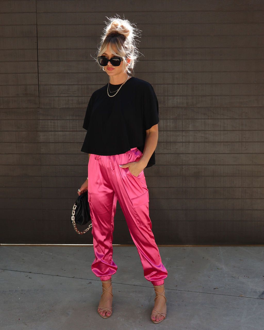 Jackson Cotton Tee - Black - FINAL SALE sold by Vici product image thumbnail 4