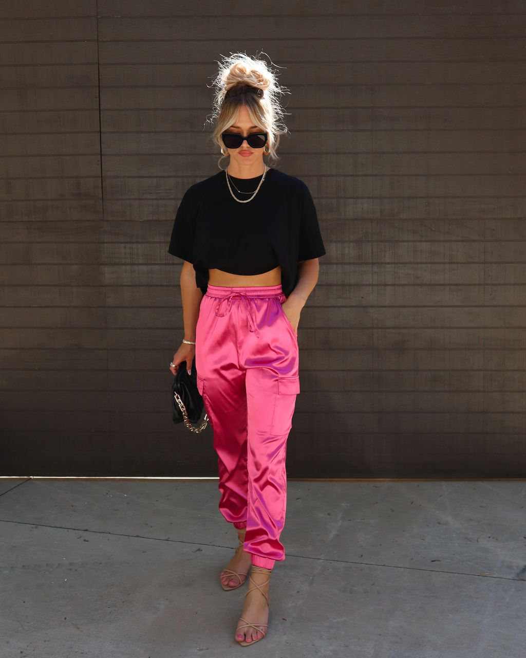 Jackson Cotton Tee - Black - FINAL SALE sold by Vici product image thumbnail 7