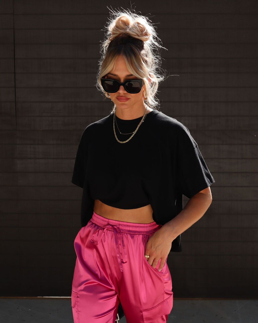 Jackson Cotton Tee - Black - FINAL SALE sold by Vici