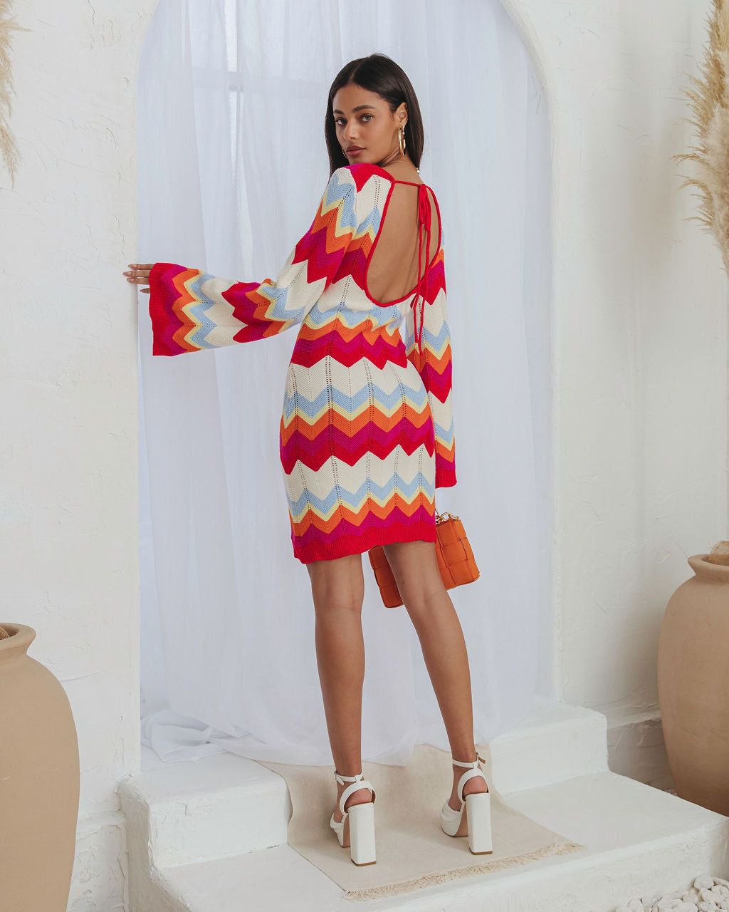 All About Marsha Knit Wide Sleeve Mini Dress sold by Vici product image thumbnail 4