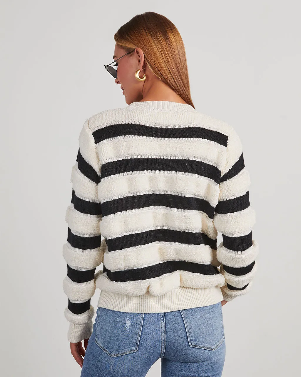 Kiely Sherpa Striped Sweater sold by Vici product image thumbnail 4