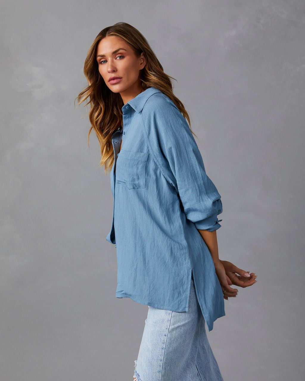 Quiana Button Down Top sold by Vici product image thumbnail 4