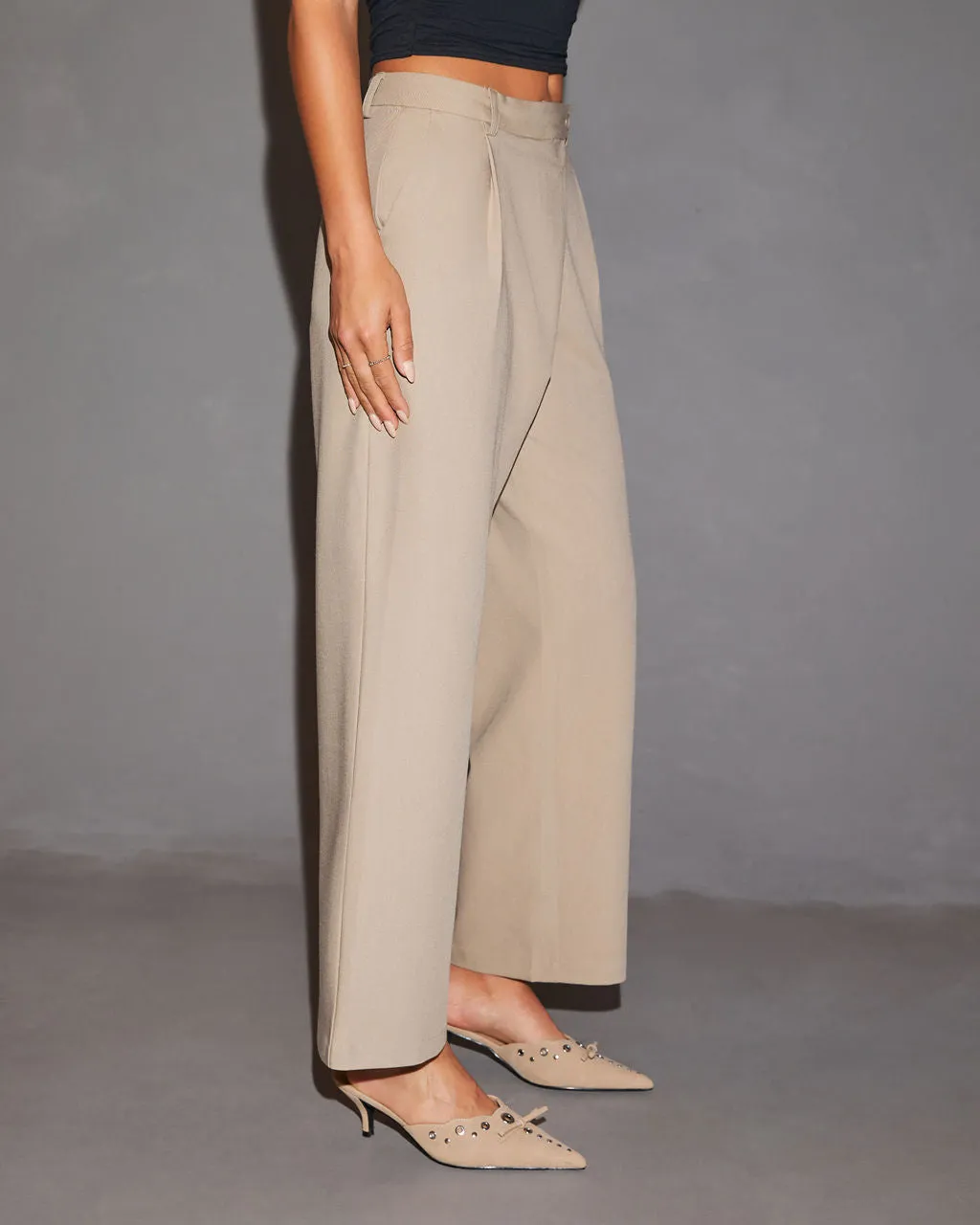 Marisol Criss Cross Straight Leg Trouser sold by Vici product image thumbnail 3