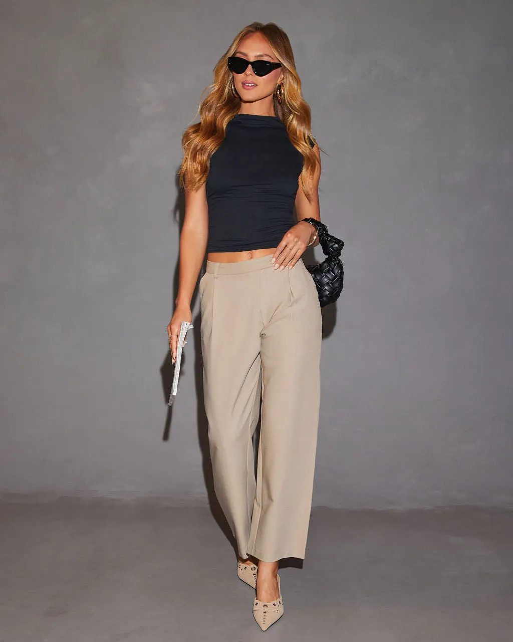 Marisol Criss Cross Straight Leg Trouser sold by Vici product image thumbnail 2