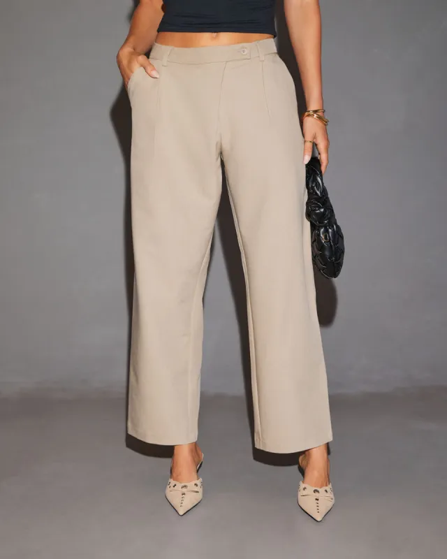 Marisol Criss Cross Straight Leg Trouser sold by Vici