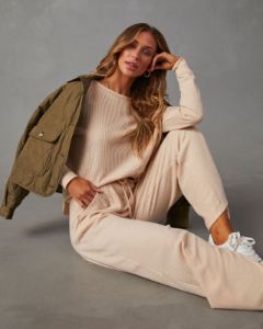 Kailo Oversized Pullover - Taupe - SALE sold by Vici