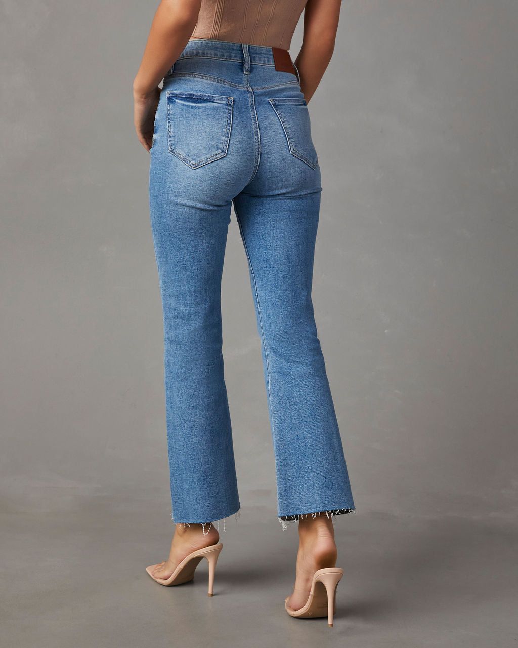 Derita High Rise Straight Leg Jeans - Light Wash - SALE sold by Vici product image thumbnail 4