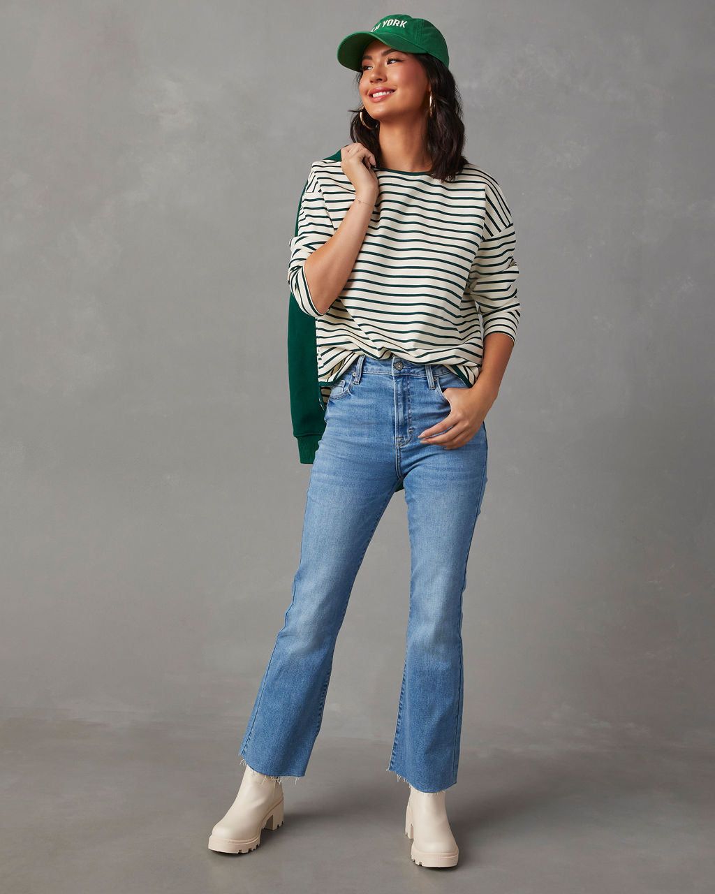 Derita High Rise Straight Leg Jeans - Light Wash - SALE sold by Vici