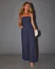Sharon Strapless Pleated Jumpsuit sold by Vici
