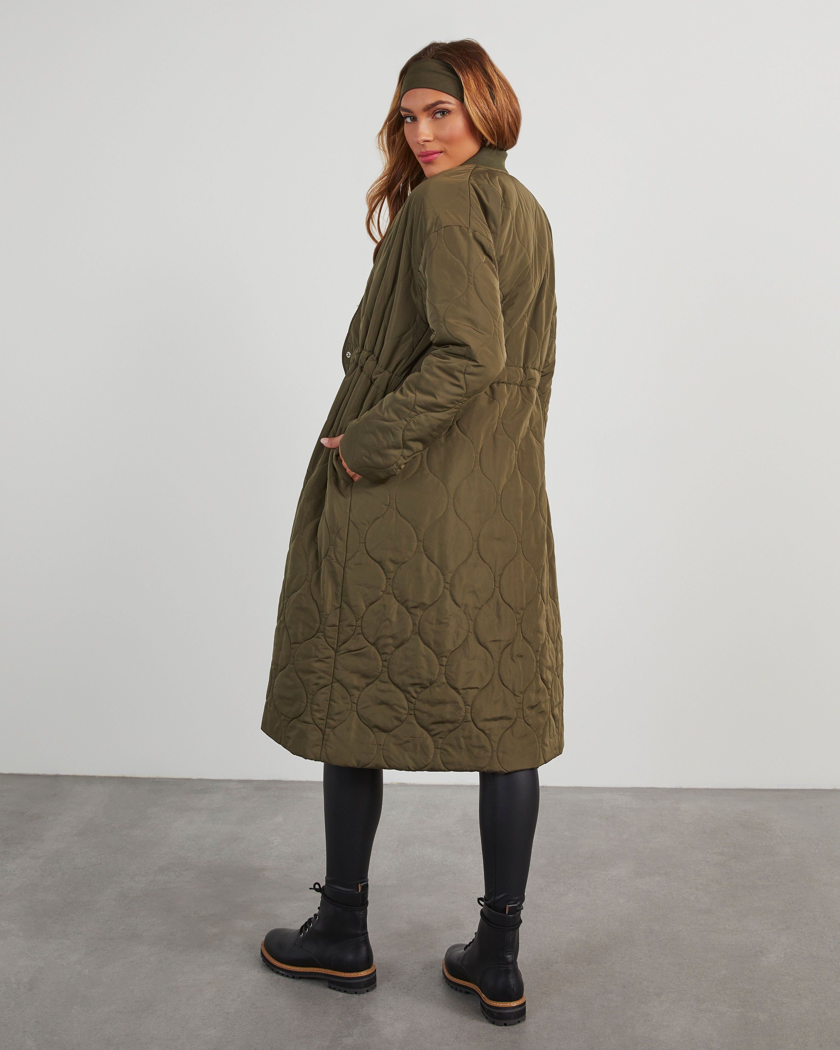 Emory Longline Quilted Coat sold by Vici product image thumbnail 5