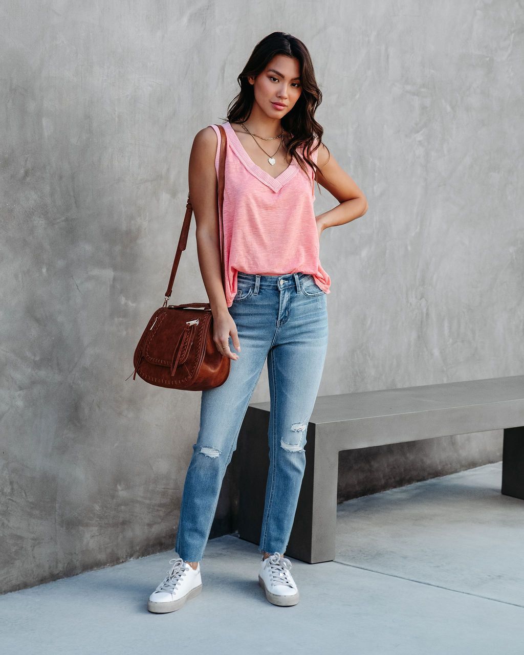 Told You So Girl V-Neck Tank sold by Vici product image thumbnail 3