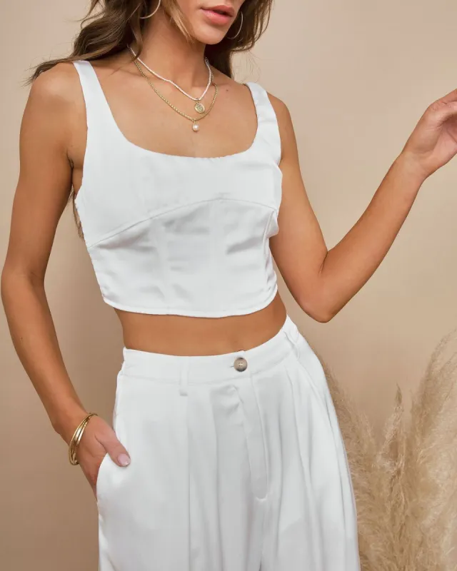 Endless Love Satin Corset Tank made by Vici