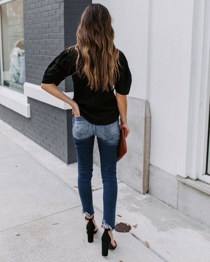 Clarice Statement Sleeve Textured Top sold by Vici product image thumbnail 2