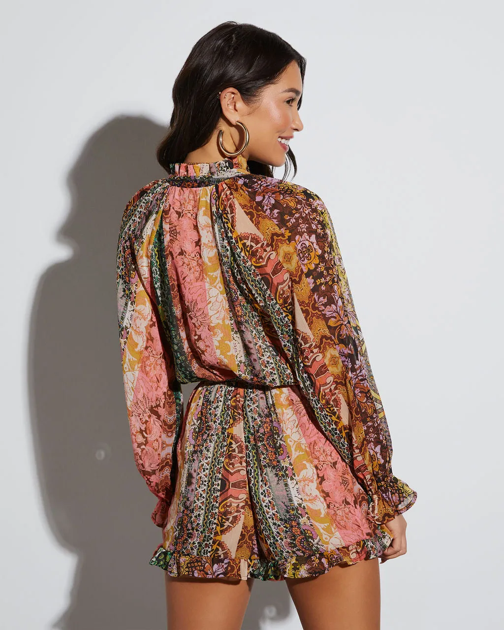 Cabana Paisley Romper sold by Vici product image thumbnail 4