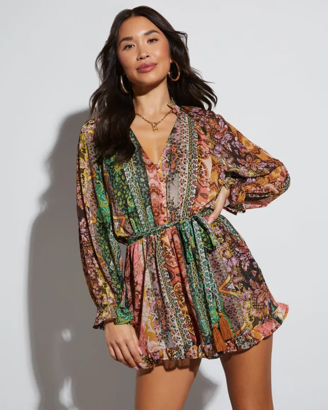 Cabana Paisley Romper sold by Vici