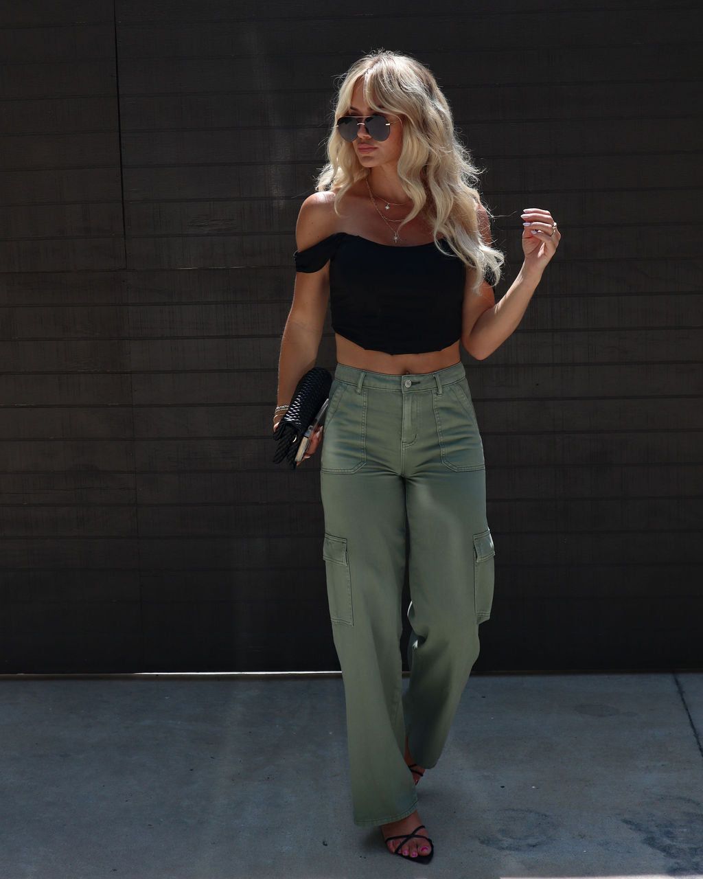 Caledonia Corset Crop Top - Black - SALE sold by Vici product image thumbnail 7