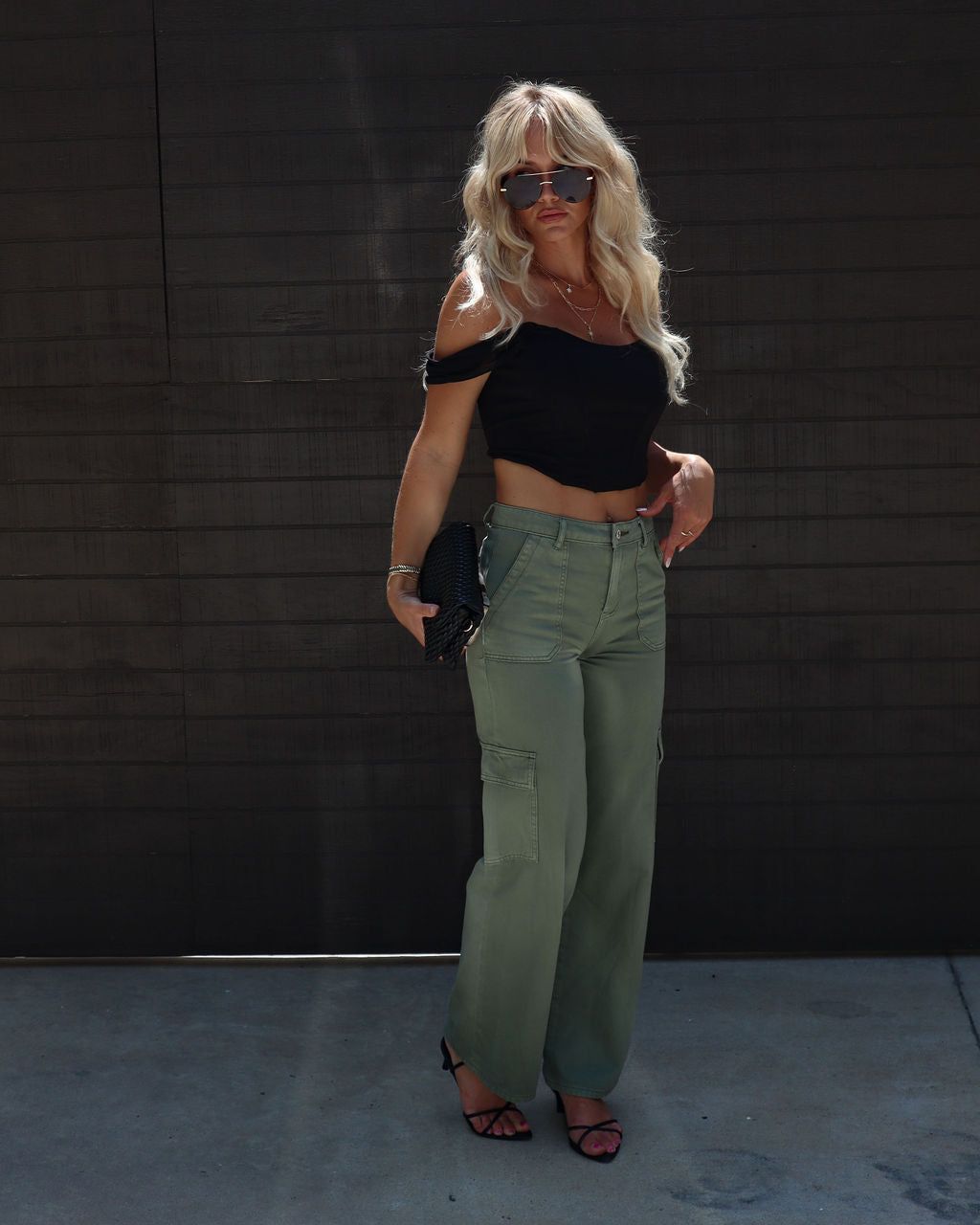 Caledonia Corset Crop Top - Black - SALE sold by Vici product image thumbnail 5