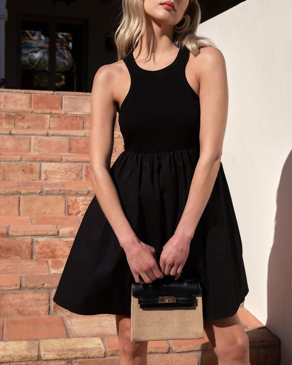 Elliot Cotton Pocketed Mini Dress sold by Vici product image thumbnail 2