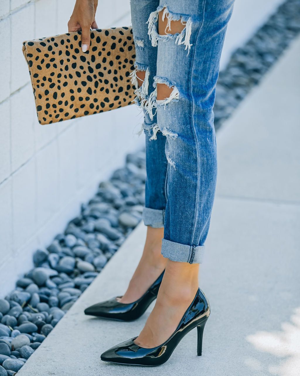 Lavish Patent Leather Pumps - Black - FINAL SALE sold by Vici product image thumbnail 9