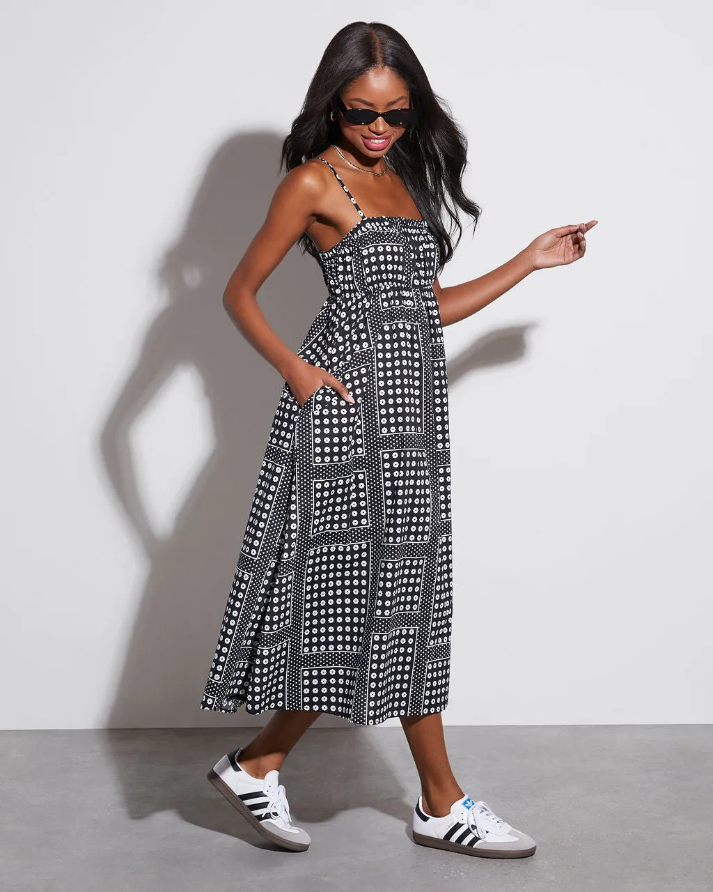 Coraine Cotton Printed Midi Dress sold by Vici product image thumbnail 2