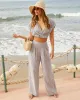 Thea High Rise Striped Pants sold by Vici