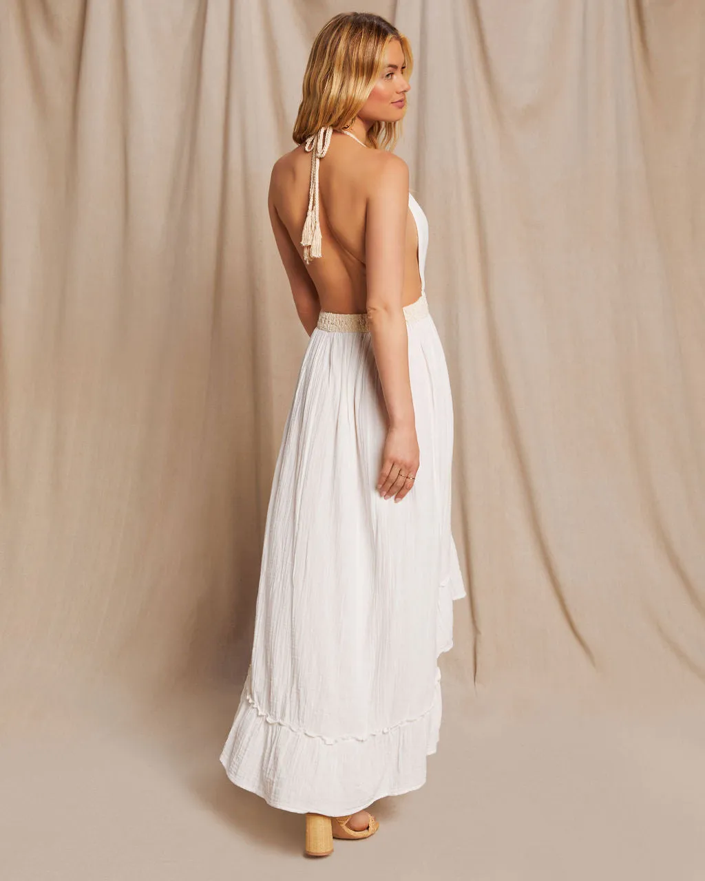 Emmie Crochet Embroidered Maxi Dress sold by Vici product image thumbnail 5